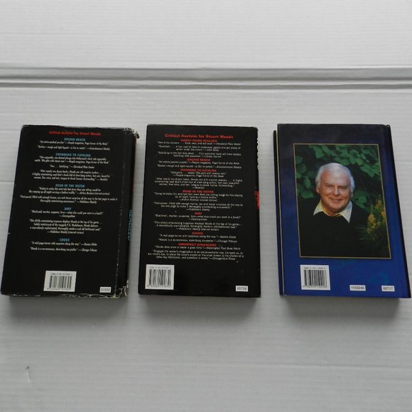 STUART Woods Hardcover Novels The Run Worst Fears Realized Capital Crimes - Picture 2 of 3